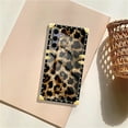 thumbnail image 7 of FKBRCL4U Compatible with Samsung Galaxy S24 S25 Case, Seamless Gold Chain Leopard Luxury Golden Decoration for Girl Women Soft TPU Shockproof Protective Hard PC Back, 7 of 7