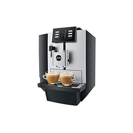 Jura - X8 Espresso Machine with 15 bars of pressure and intergrated grinder - Black/Chrome