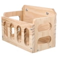 thumbnail image 3 of Bunny Hay Feeder Rabbit Hay Feeder Hamster Hay Feeder Wooden Hay Container Wood Hay Feeder, 3 of 5
