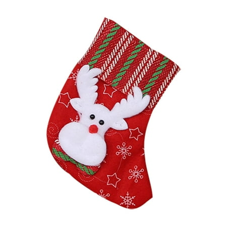 

CHGBMOK Christmas Decorations Clearance Promotion Christmas Socks Gift Bag Boutique Candy Decorations Gift Bag Christmas Snowman Deer Socks Pendant