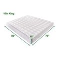 King Size Mattress, 10 inch Cooling Gel Memory Foam Mattress in a Box