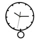 thumbnail image 2 of Reloj de pared con péndulo decorativo, acrílico, elegante, para colgar en la pared. Blanco, 2 of 9