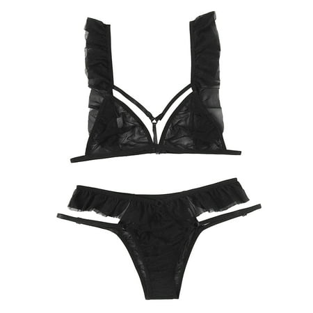 

Frehsky lingerie for women Lingerie For Women New Fashion Underwear Suits Lingerie Underwear Sleepwear Pajamas Black