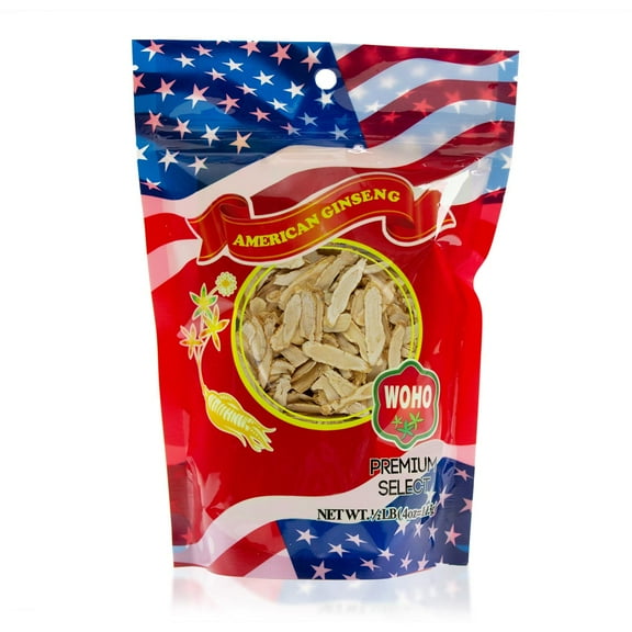 WOHO #161.4 American Ginseng Medium Small Slice 4oz Bag