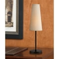 thumbnail image 5 of 360 Lighting Modern Table Lamps 26" High Set of 2 Dark Espresso Bronze Metal Off White Linen Cone Shade for Bedroom Living Room House Home Nightstand, 5 of 6