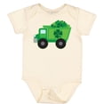 thumbnail image 3 of Inktastic St Patricks Day Irish Clover Dump Truck Childs Boys Baby Bodysuit, 3 of 5