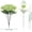 Green, variant on 1 Pcs Artificial Chrysanthemum Flower with Stem - Pompon Mum for Cemetery, Grave, and Memorial Decor - Outdoor Garden Floral Arrangement for Remembrance (Red)