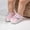 Pink, variant on RTKFRFLM Infant Soft Sole Walking Shoes Non-Slip Rubber Bottom First Walker Sneaker White 0-6 Months