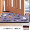 thumbnail image 3 of Pumpkin Spooky Non-Skid Doormat 30x17 Inch Happy Halloween Pumpkin Ghost Protection Welcome Mat Layered Door Mats for Entryway Porch Entryway Bathroom, 3 of 7