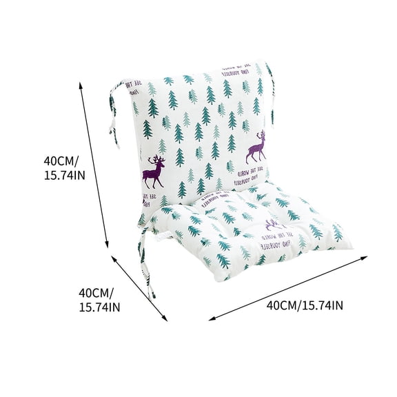PPLoney Integrated Velvet Cushion for Office and Classroom Chairs - Comfortable Seat Pad with Backrest for Dining, Recliner, and Outdoor Furniture - Durable and Elastic Design