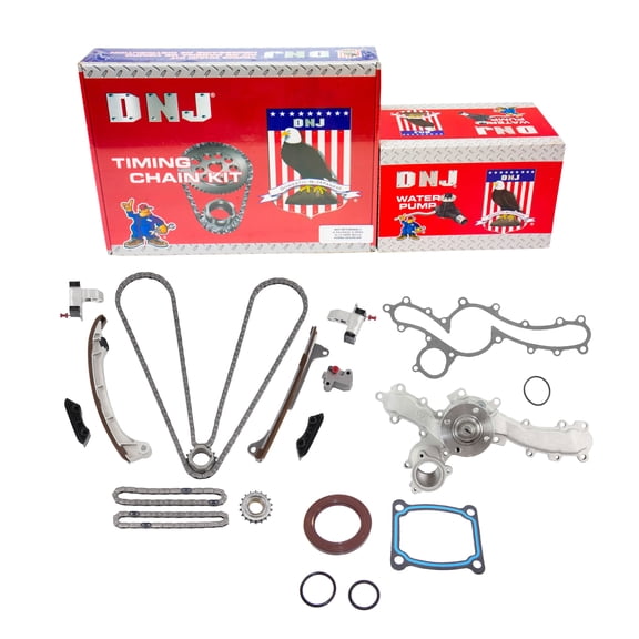 DNJ TK990WP Timing Chain Kit with Water Pump Fits Cars & Trucks 10-22 Toyota 4.0L V6 DOHC 24V