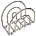 thumbnail image 1 of 1Pc Creative Iron Napkin Holder Simple Paper Shelf Kitchen Storage Rack Silver, 1 of 8