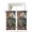 Multicolor, variant on Butterfly Floral Sheer Kitchen Tier Curtains 24 Inch length,Rod Pocket Half Curtains Short Drapes,Country Daisy Wildflower Brown Barn Door Light Filtering Small Window Treatments 2 Pcs 27.5"W x 24"L