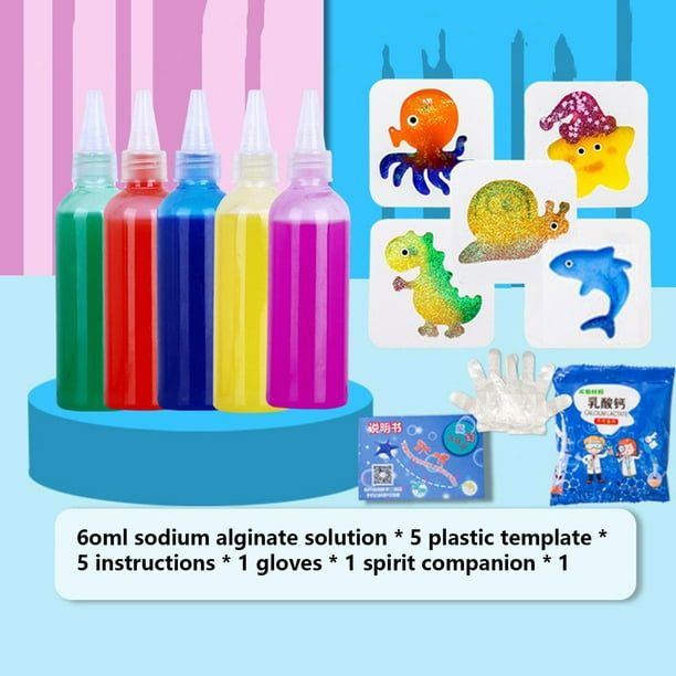 3D Magic Water Elf Toy Kit Colorful Magic Gels Play Set Glossy DIY
