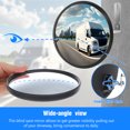 thumbnail image 3 of QUMIIRITY Blind Spot Rear View Mirror Convex Mirror Multi Metal Plastic for Office 1Pcs, 3 of 8