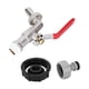 thumbnail image 2 of Adaptador de tanque IBC Bling Bling Grifo de latón G1/2 pulg., 2 of 12
