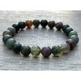 thumbnail image 2 of Fancy Jasper Crystal Bead Bracelet 8mm, Wholesale Genuine Fancy Jasper Stretch Gemstone Bracelet, Gift for Men & Women (10), 2 of 9