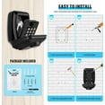 thumbnail image 6 of Key Lock Box for Outside, Waterproof Wall Mount Key Lock Box for House Key, 6 of 11