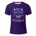 thumbnail image 5 of Tops para hombre, blusas y camisas de cuello redondo y manga corta para hombre, tops casuales de cuello redondo y manga corta con estampados especiales para hombre., 5 of 5