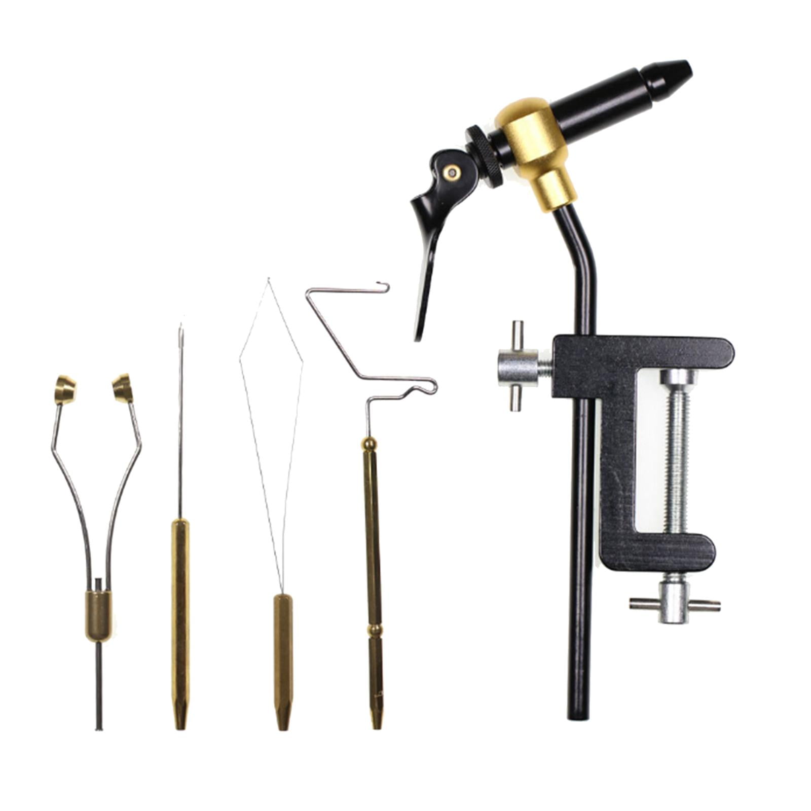 Axioma 5 Pieces Fly Tying Tool Set Fly Tying Bobbin Thread Holder, Whip Finishe, Bobbin