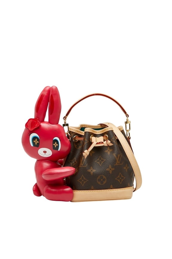 Pre-Owned Louis Vuitton x Sun Yitian Nicolas Ghesquire Animogram Nano Noe Handbag/Shoulder...