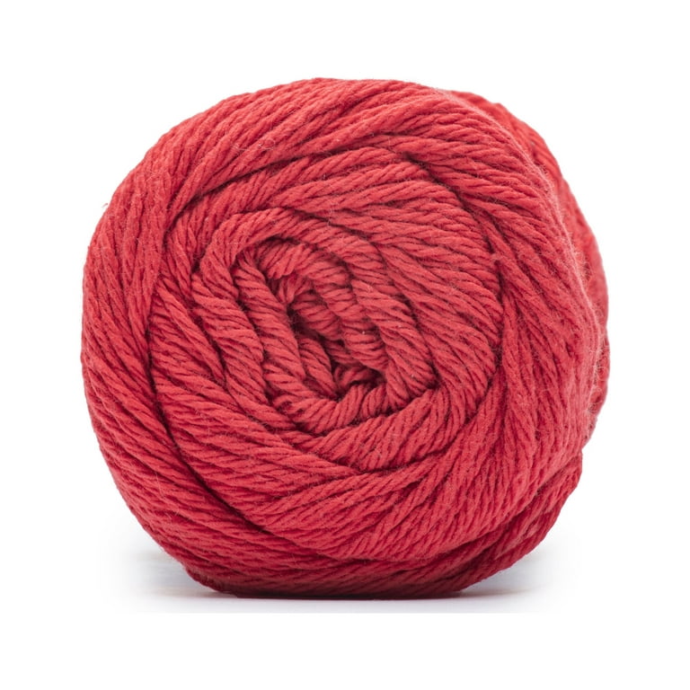 18 Pack: Lily Sugar 'n Cream Solid Yarn, Size: 2.5, Red