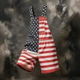 thumbnail image 4 of American Flag Overalls for Men Loose Fit Patriotic Bib Jumpsuit Shorts USA Print Casual Summer Festival Clothing for Independence Day Outdoor Activities, 4 of 4