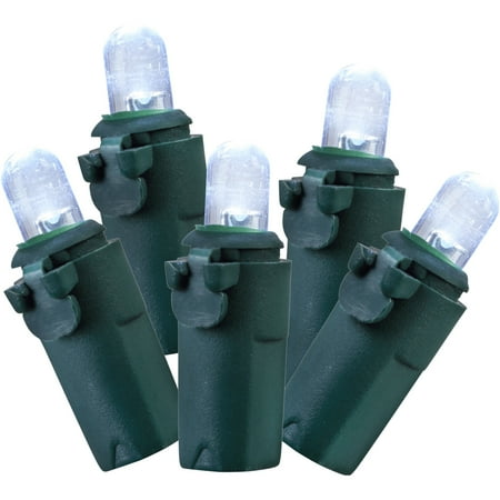 Holiday Time Indoor & Outdoor LED Cool White Mini Lights, 54', 240 Count