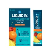 Liquid I.V. Tropical Punch Hydration Multiplier Powdered Electrolyte Drink Mix, 6 Count Packets