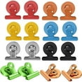 thumbnail image 1 of 16 Pack Magnetic Clips for Fridge, Heavy Duty Refrigerator Magnet Clips, Scratch Free Metal Magnetic Clips for Whiteboard, Fridge, Kitchen, Office, 1 of 18