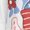 White, variant on Coquette 4th of July America Bows Comfort Colors Shirt