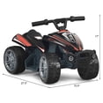 thumbnail image 2 of Gymax Kids Electric Vehicle 6V Battery Powered Ride on Car Toy Gift Black, 2 of 8