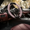 thumbnail image 4 of BotaniNest Elastic Long Microfiber Steering Wheel Cover For Winter Warm Steering Wheel Warm Cover Universal 15 Inches Slip Odorless, 4 of 6