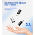 thumbnail image 6 of Micro USB Female to Lightning Male Charger Adapter(3 Pack)for iPhone 14 13 12 11 pro Max 7 8 Android Car Charging Cable Adaptor for Apple Connector for iPad Air Power Data Cord Portable Accessories, 6 of 7