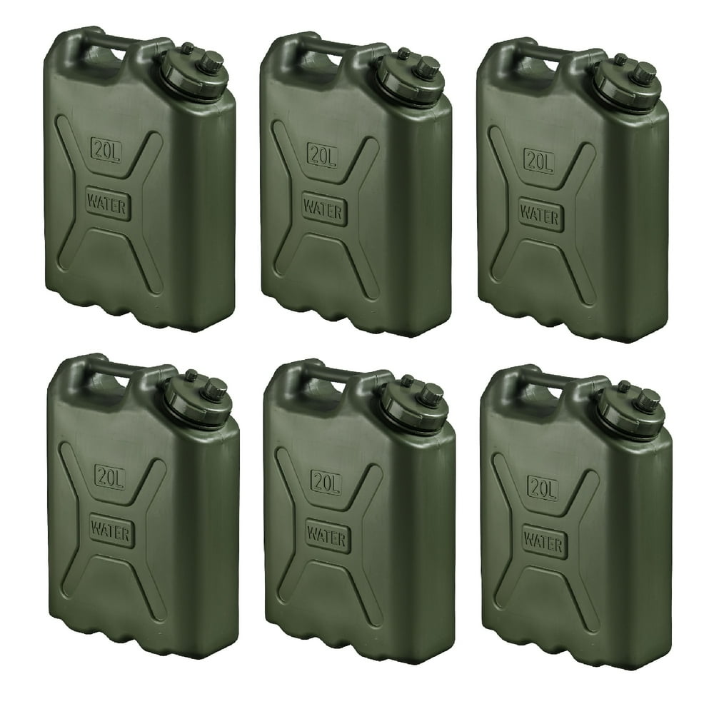 Scepter BPA 5 Gallon 20 Liter Portable Water Storage Container, Green