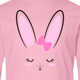thumbnail image 4 of Inktastic Easter Bunny Girl Face Long Sleeve Youth T-Shirt, 4 of 5