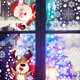 thumbnail image 5 of Etiqueta engomada de la ventana de Papá Noel del muñeco de nieve de la historieta Etiqueta engomada de la decoración del hogar del regalo de Navidad Wmkox8yii gf11653, 5 of 9