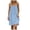 Blue, variant on Backless Cami Dress for Women Short Mini Backless Dress Sleeveless Cami Lounge Dress Above Knee House Dress (S, Pink)