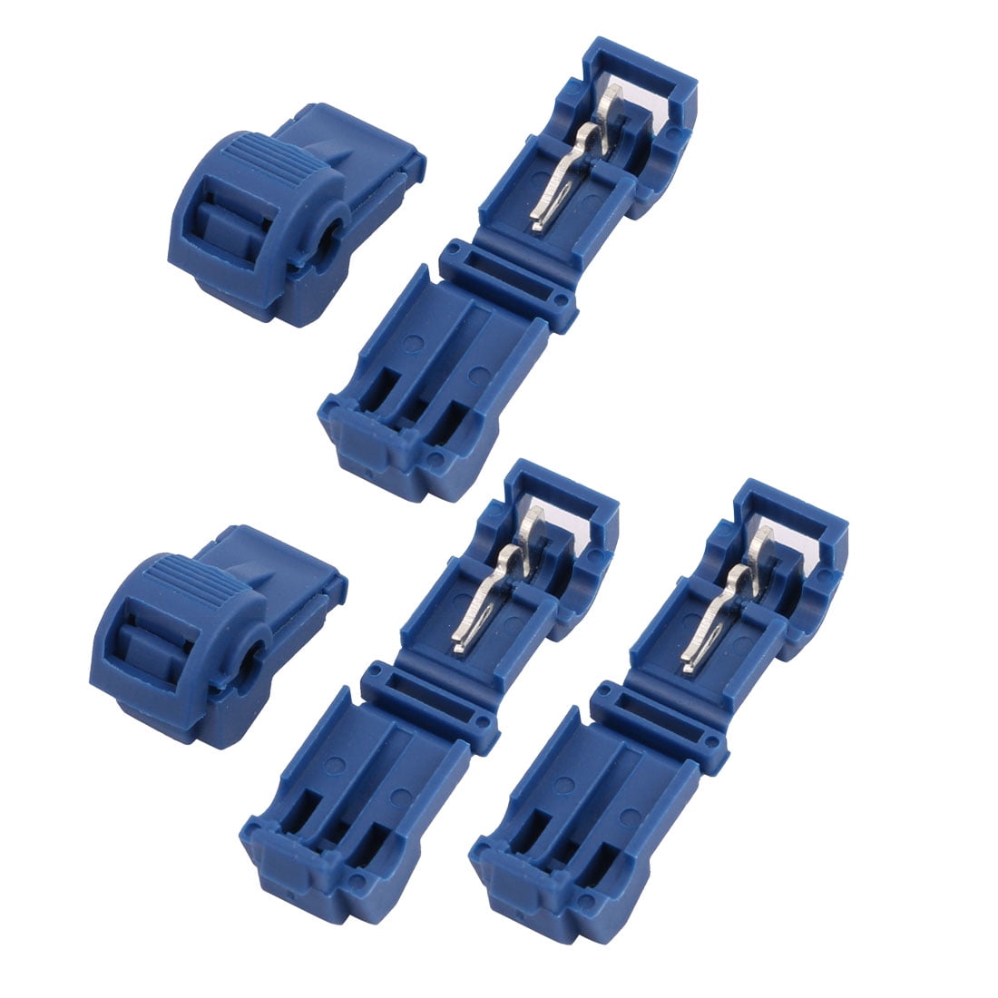 5Pcs SelfStripping Electrical TType Wire Spade Connectors Terminal