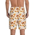 thumbnail image 4 of Lsque Pumpkins Mens Sleep Pajama Shorts,Short Pajama Pants, Cotton Ultra-Soft Knit-X-Large, 4 of 9