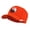 Orange, variant on Yin and Yang Symbol Chinese Embroidered Cap - Black OSFM