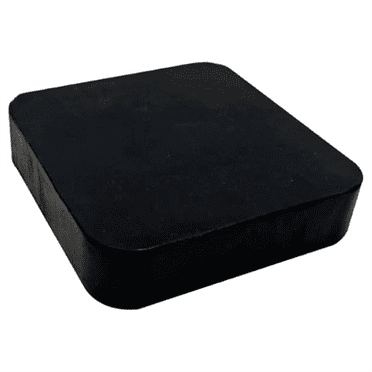 Rubber Dapping Block, 4x4x1Inch, Jewelers Tool for Jewelry & Stamping
