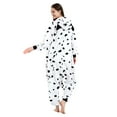 thumbnail image 4 of Nituyy Women Men Animal Costume Jumpsuit Long Sleeve Plush Pajamas Button Down Romper Cosplay Outfit, 4 of 9