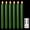 Green, variant on 6 Pcs Wax Flameless Taper Candles with Remote Timer and Dimmer, White Candle Sticks Battery Operated, LED Window Candles with Flickering Light, 9.6 Inches for Wedding Home Indoor Decoration