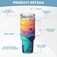 thumbnail image 5 of Pofeuu Hawaiian Island Dolphin Print 40oz Ice Bully With Handle And Straw Stainless Steel Vacuum Insulated Cup And 2 In 1 Straw Lid, 5 of 8