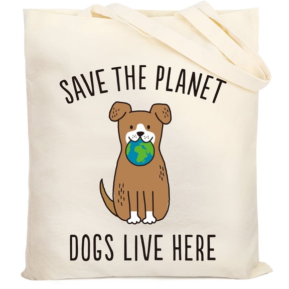 LotFancy Canvas Tote Bag for Women Lady Girl, Large Reusable Handbags with Inner Pocket, Beige