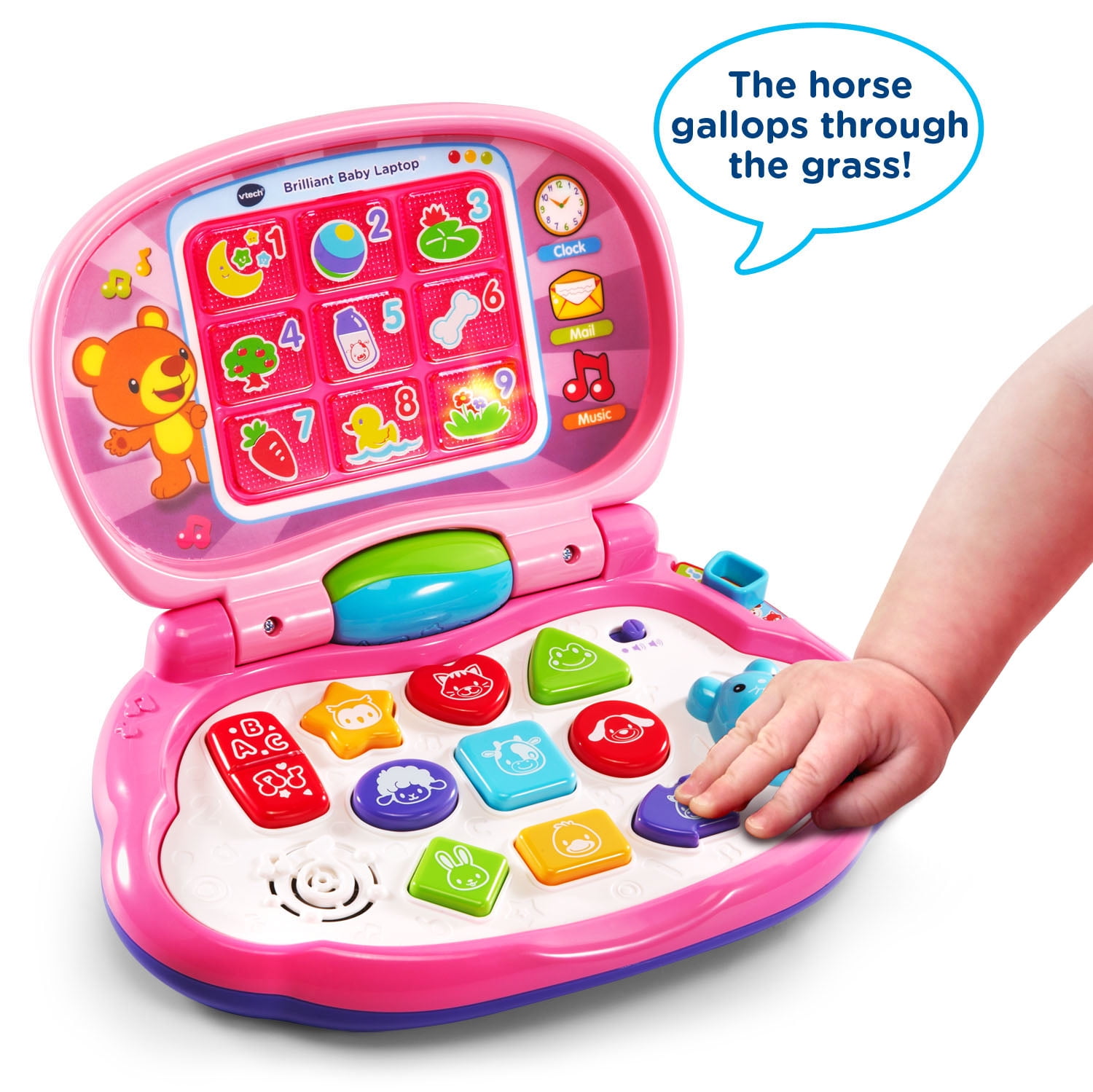  VTech Play Smart Preschool Laptop, Pink : Everything Else