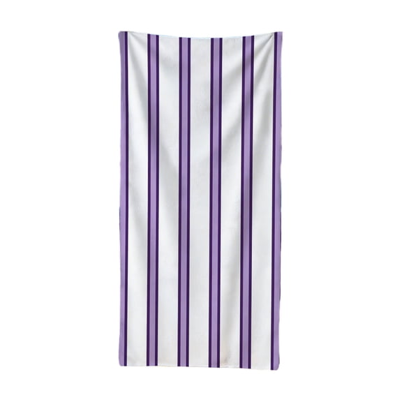 Partheme 59x30in Quick Dry Microfiber Beach Towel with Reinforced Edges Anti Fray, Super Absorbent Sand Free Lightweight Bath Towel for Pool Beach Travel, Purple