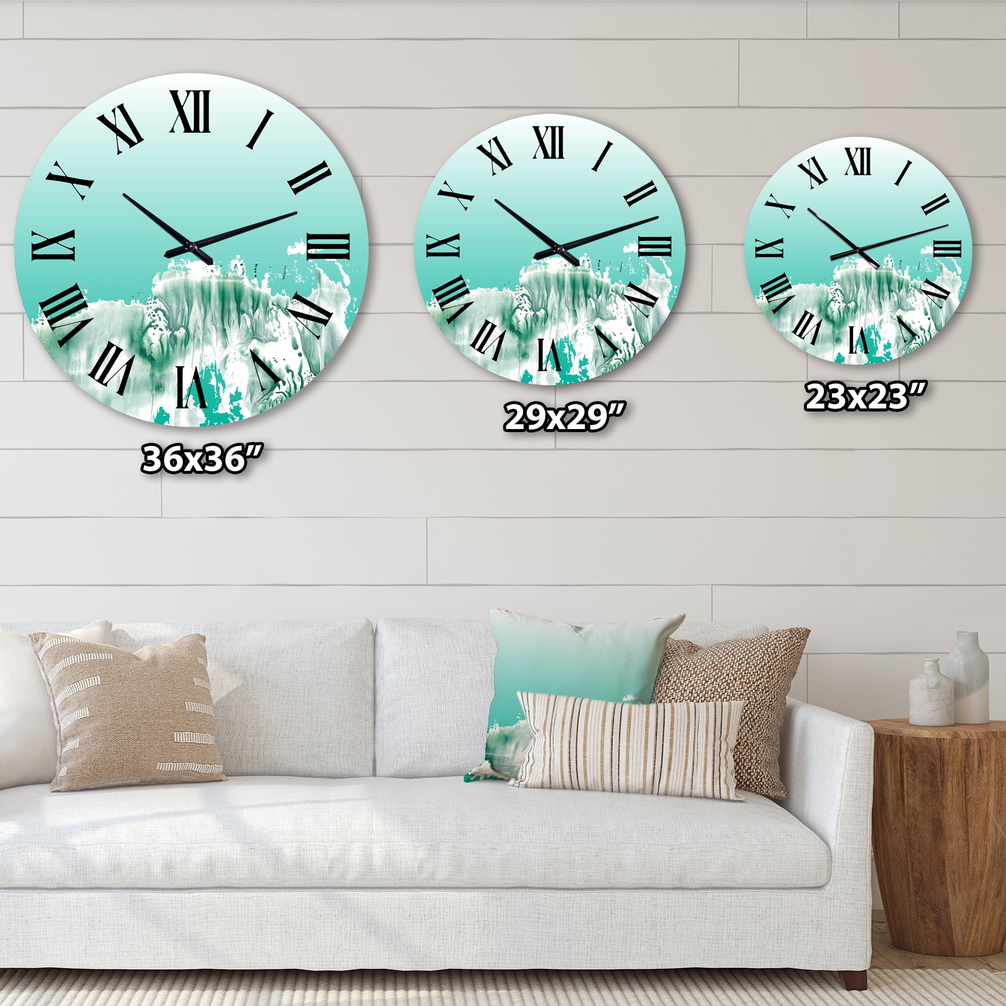 Designart 1 in Traditional Wall Clock