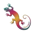 thumbnail image 2 of CafePress - Island Gecko -  Round Wood Ornament 4", 2 of 2